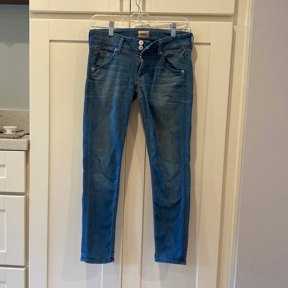 Hudson Cropped Mid-Rise Jeans